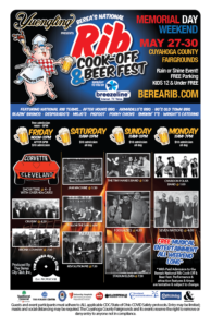 Berea's National Rib Cook-Off Flyer