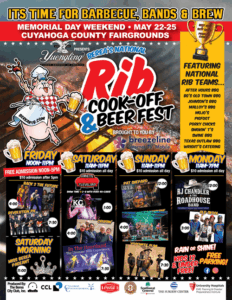 Berea's National Rib Cook-Off poster